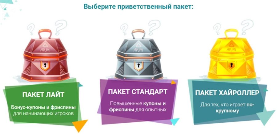 Бонусы в казино Aplay